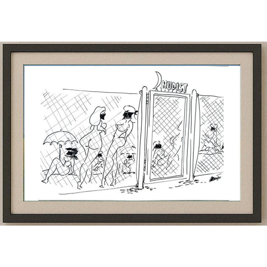 Branko Premuzic 29x21cm Orijinal Karikatür BOD02235