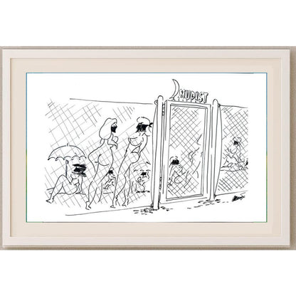 Branko Premuzic 29x21cm Orijinal Karikatür BOD02235