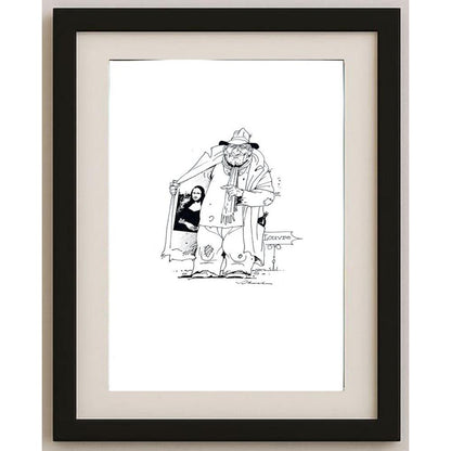 Reiner Schwalme 29x21cm Orijinal Karikatür BOD02236