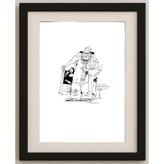 Reiner Schwalme 29x21cm Orijinal Karikatür BOD02236