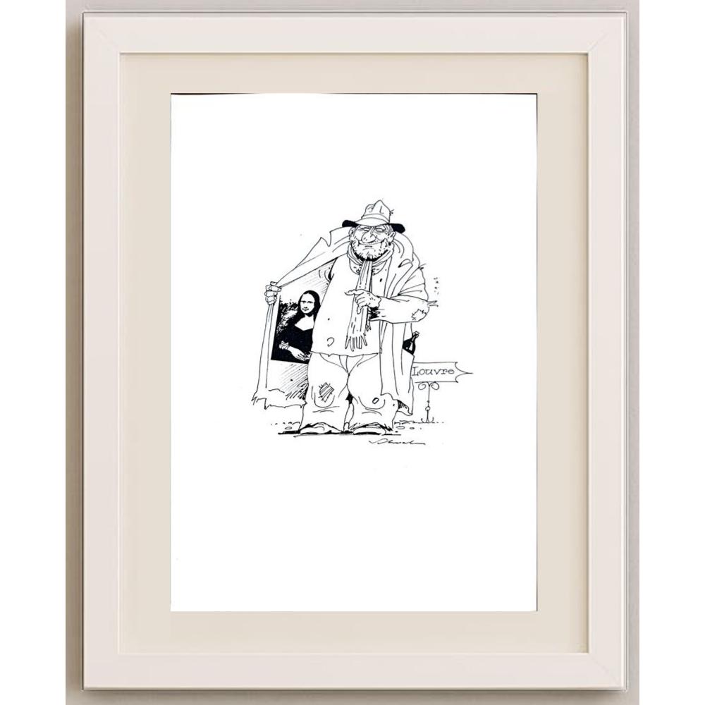 Reiner Schwalme 29x21cm Orijinal Karikatür BOD02236