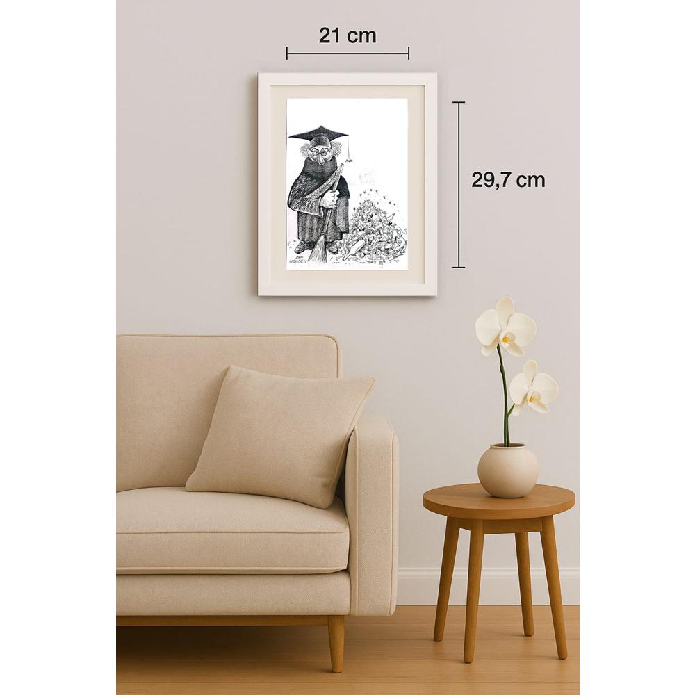Mohsen Divandari 29x21cm Orijinal Karikatür BOD02238