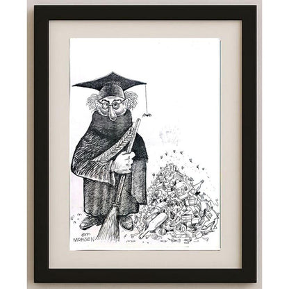 Mohsen Divandari 29x21cm Orijinal Karikatür BOD02238
