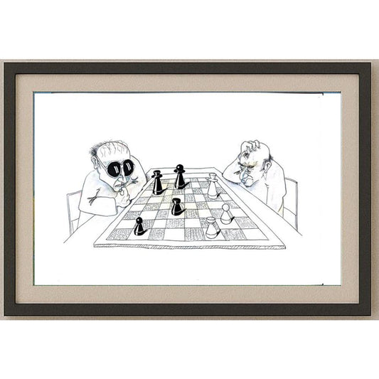Tsvetomir Veleshky 29x21cm Orijinal Karikatür BOD02244
