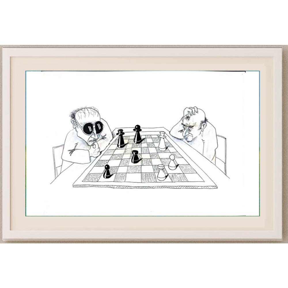 Tsvetomir Veleshky 29x21cm Orijinal Karikatür BOD02244