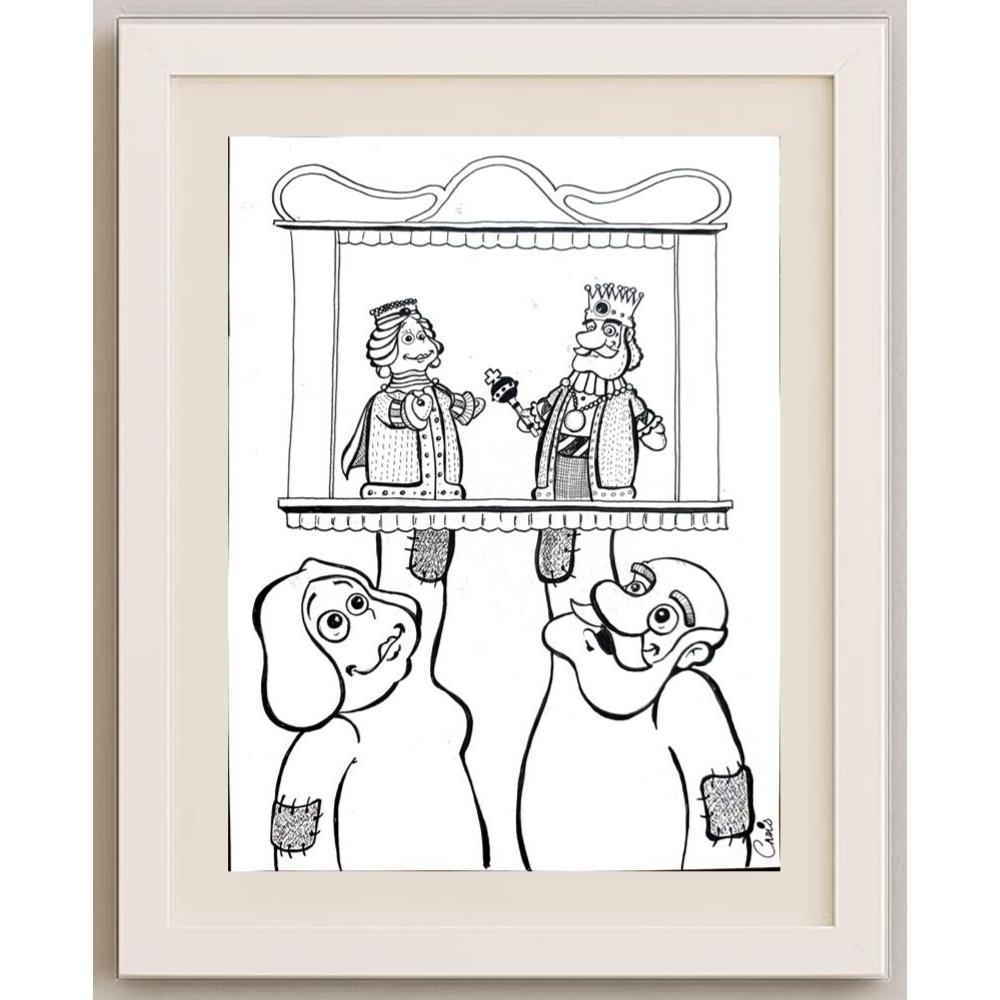 Chris Hovian 29x21cm Orijinal Karikatür BOD02245