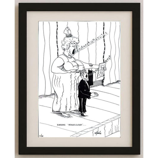 Hekkelman 29x21cm Orijinal Karikatür BOD02246