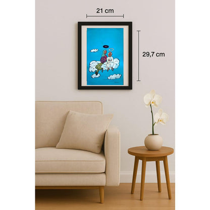 Michael Tetievski 29x21cm Orijinal Karikatür BOD02247