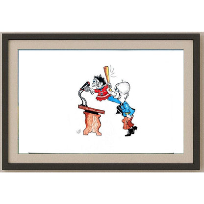 Stanko Serr 35x25cm Orijinal Karikatür BOD02249