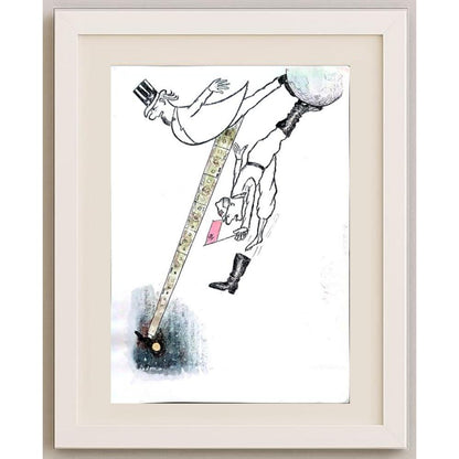 Yosef Fayer 35x25cm Orijinal Karikatür BOD02251