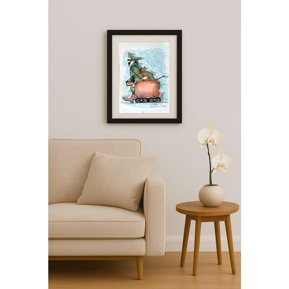 Goran Celicanin 33x21cm Orijinal Karikatür BOD02254