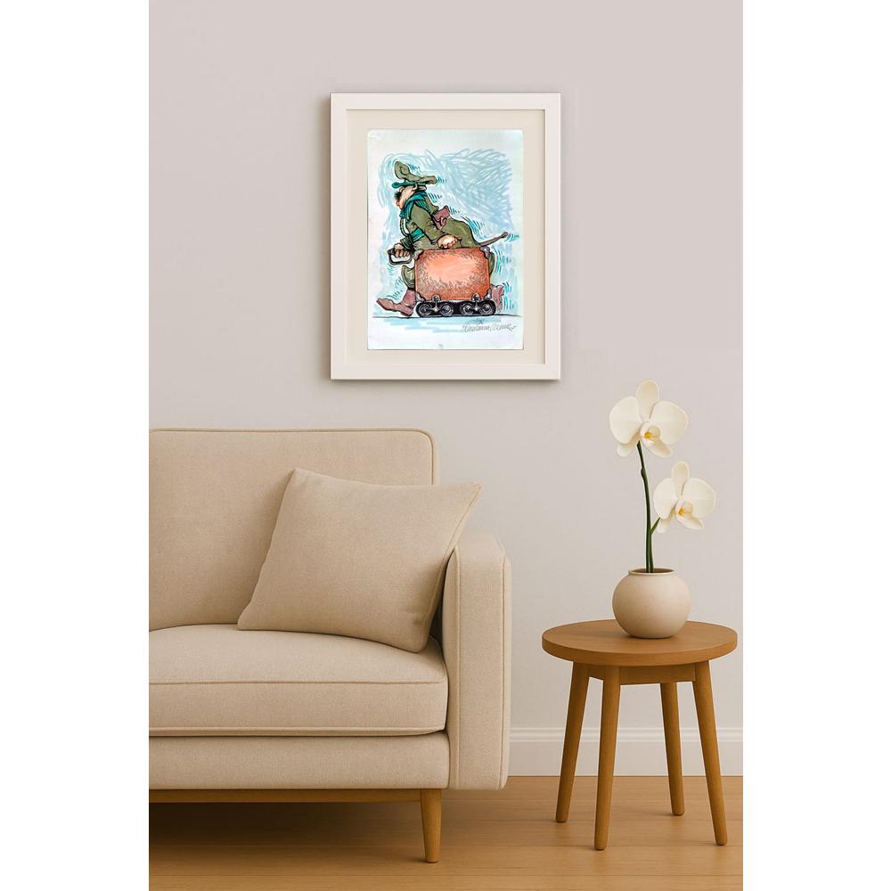 Goran Celicanin 33x21cm Orijinal Karikatür BOD02254