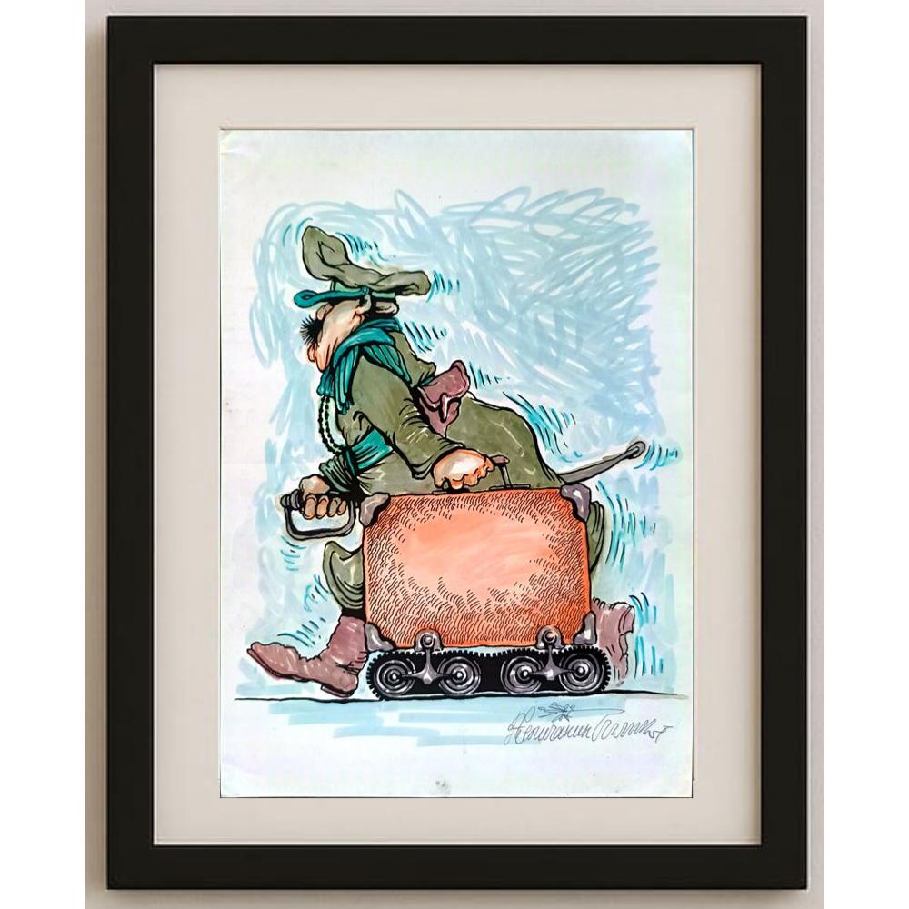 Goran Celicanin 33x21cm Orijinal Karikatür BOD02254