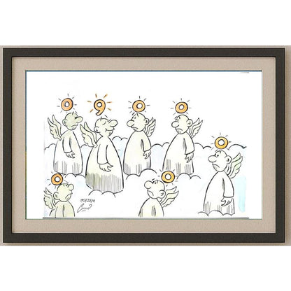 Hosseini Kazem 35x25cm Orijinal Karikatür BOD02255