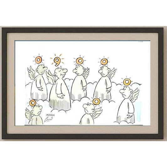 Hosseini Kazem 35x25cm Orijinal Karikatür BOD02255