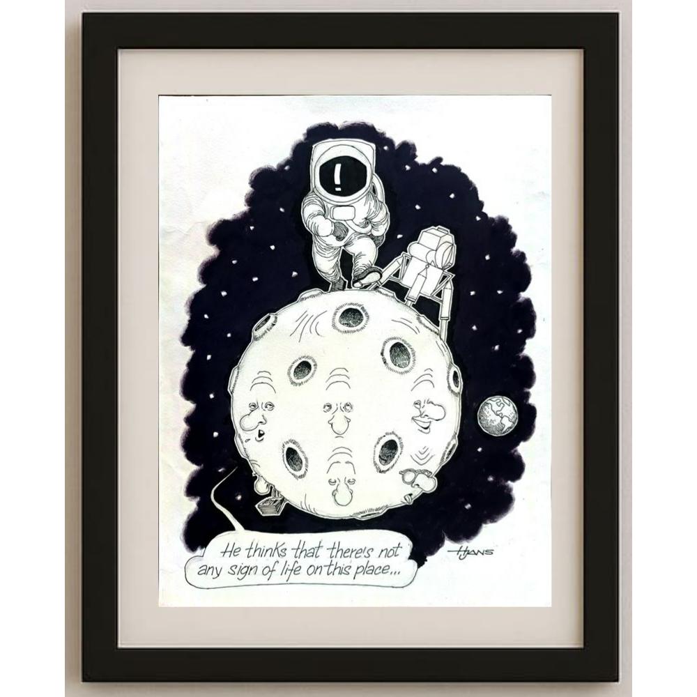 Hjans 35x25cm Orijinal Karikatür BOD02256