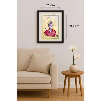 Mohammad Amin Aghaey 29x21cm Orijinal Karikatür BOD02259