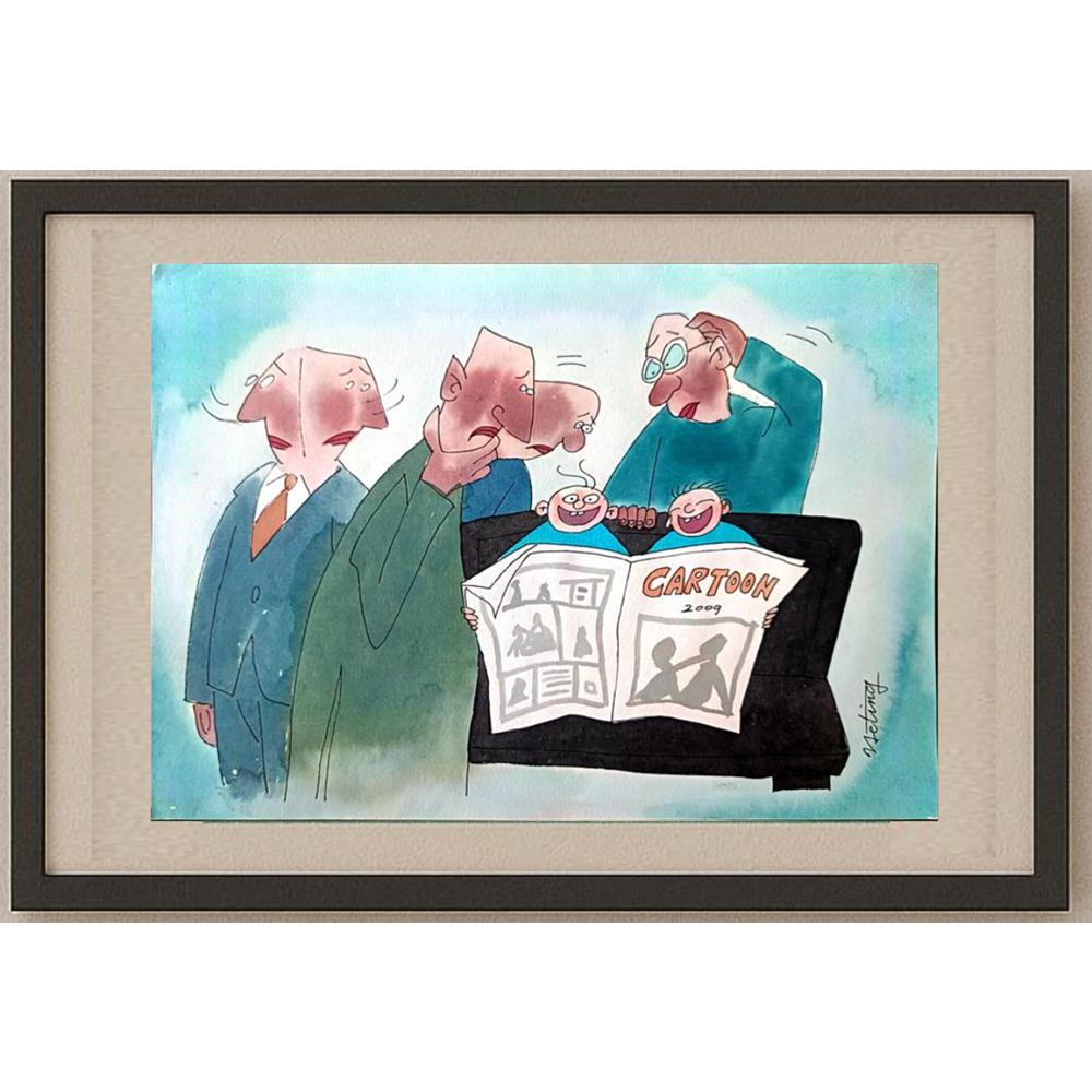 Ye Ting 29x21cm Orijinal Karikatür BOD02265