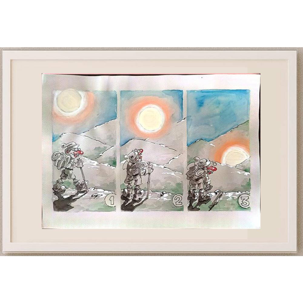 İliytcho Alexiev 29x21cm Orijinal Karikatür BOD02267