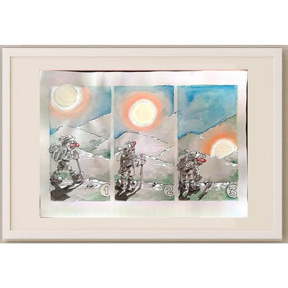 İliytcho Alexiev 29x21cm Orijinal Karikatür BOD02267