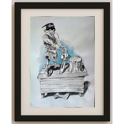 İliytcho Alexiev 29x21cm Orijinal Karikatür BOD02269