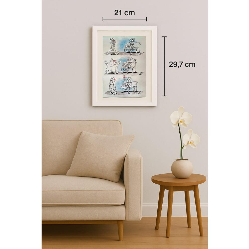 İliytcho Alexiev 29x21cm Orijinal Karikatür BOD02272