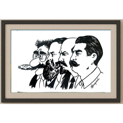 Slawomir Luczynski 29x21cm Orijinal Karikatür BOD02273