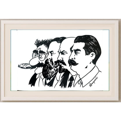 Slawomir Luczynski 29x21cm Orijinal Karikatür BOD02273