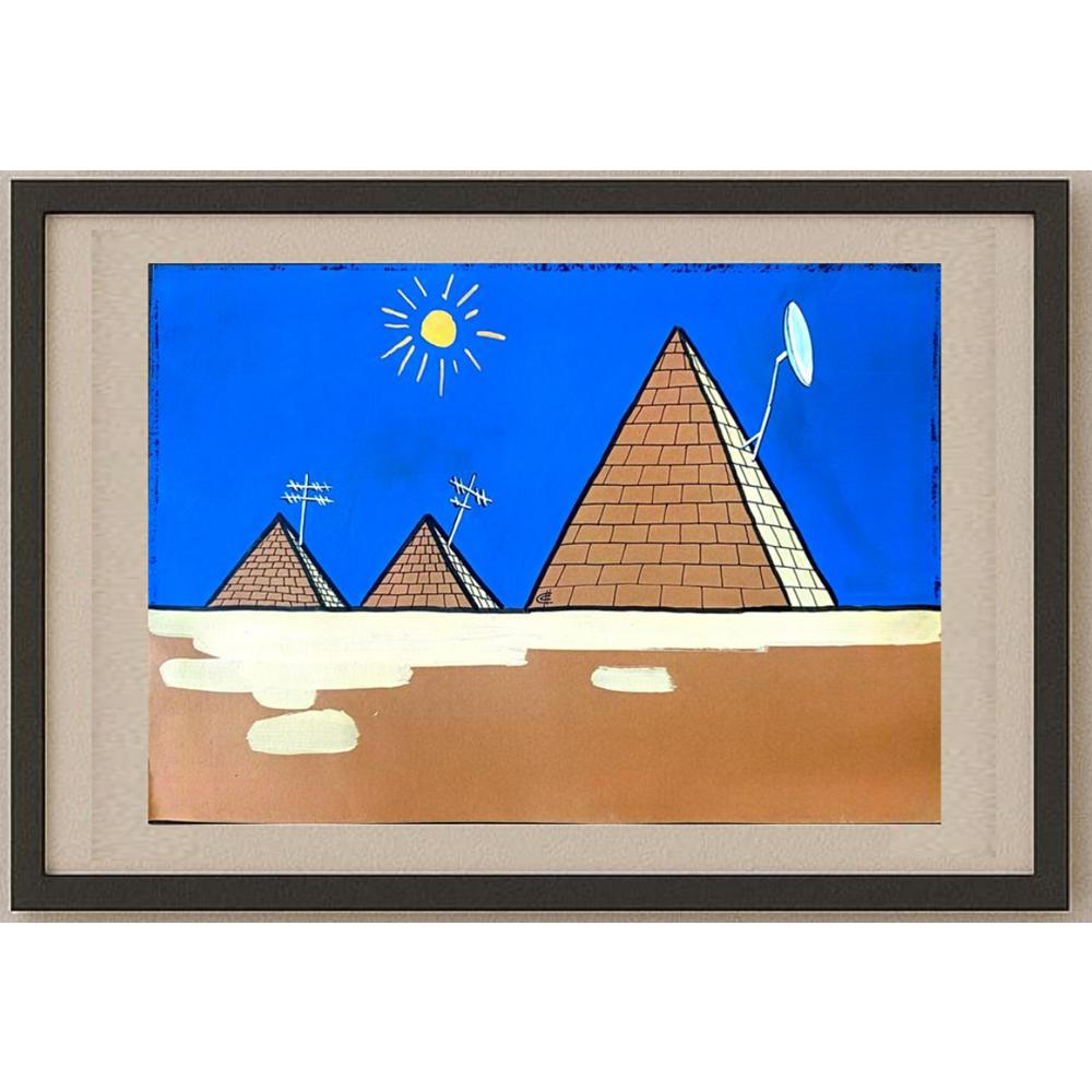 Sergey Sichenko 29x21cm Orijinal Karikatür BOD02274