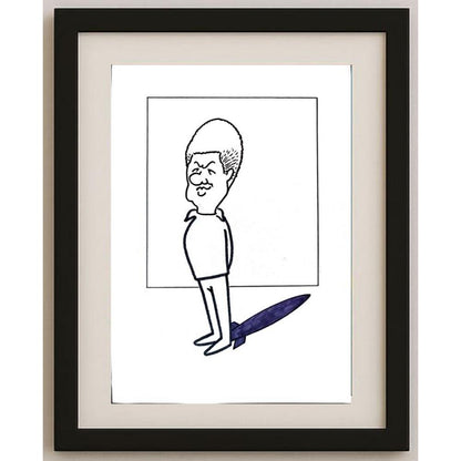 Aleksandar Daskalovic 29x21cm Orijinal Karikatür BOD02279
