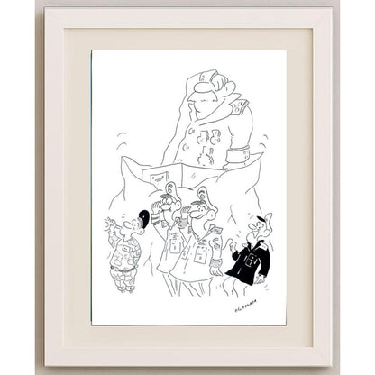 Radek Machata 29x21cm Orijinal Karikatür BOD02280