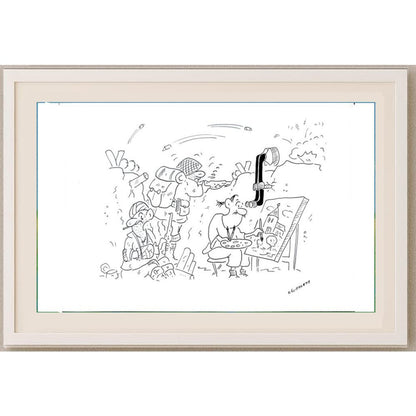Radek Machata 29x21cm Orijinal Karikatür BOD02281