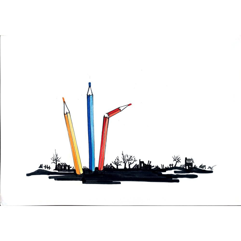 Mathye Dre 29x21cm Orijinal Karikatür BOD02282