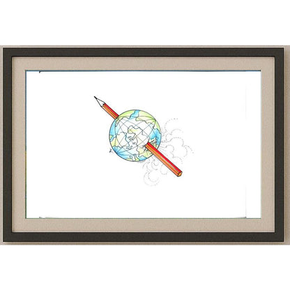 Mathye Dre 29x21cm Orijinal Karikatür BOD02283