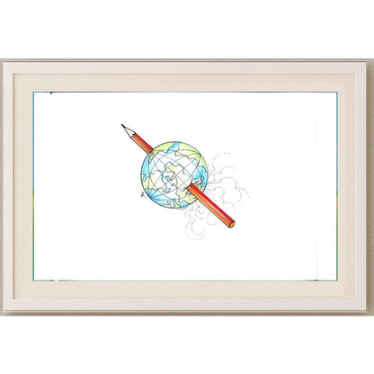 Mathye Dre 29x21cm Orijinal Karikatür BOD02283