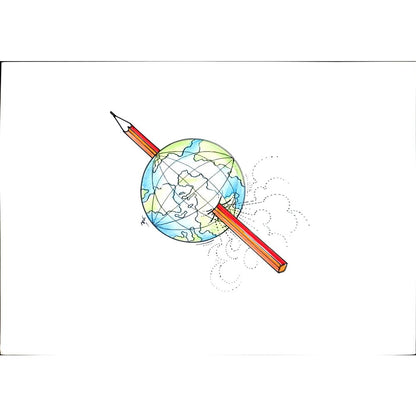 Mathye Dre 29x21cm Orijinal Karikatür BOD02283