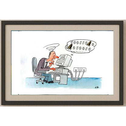 Tao Kaijan 29x21cm Orijinal Karikatür BOD02302