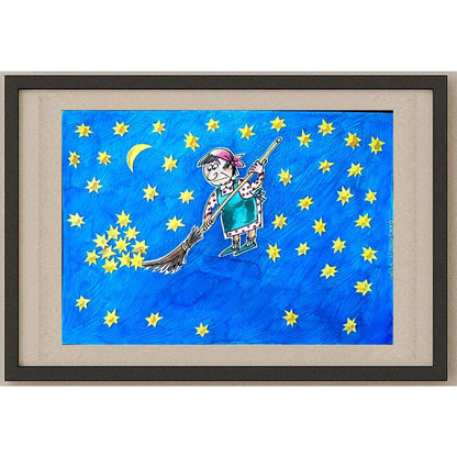Julia Lischenko 29x21cm Orijinal Karikatür BOD02308