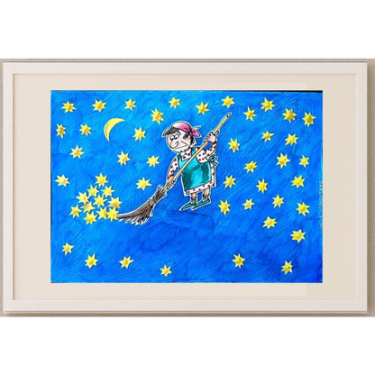 Julia Lischenko 29x21cm Orijinal Karikatür BOD02308