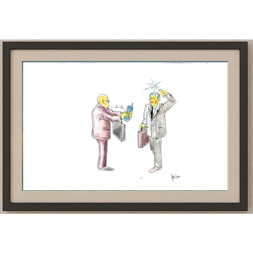 Hrvoje Bilic 24x20cm Orijinal Karikatür BOD02317