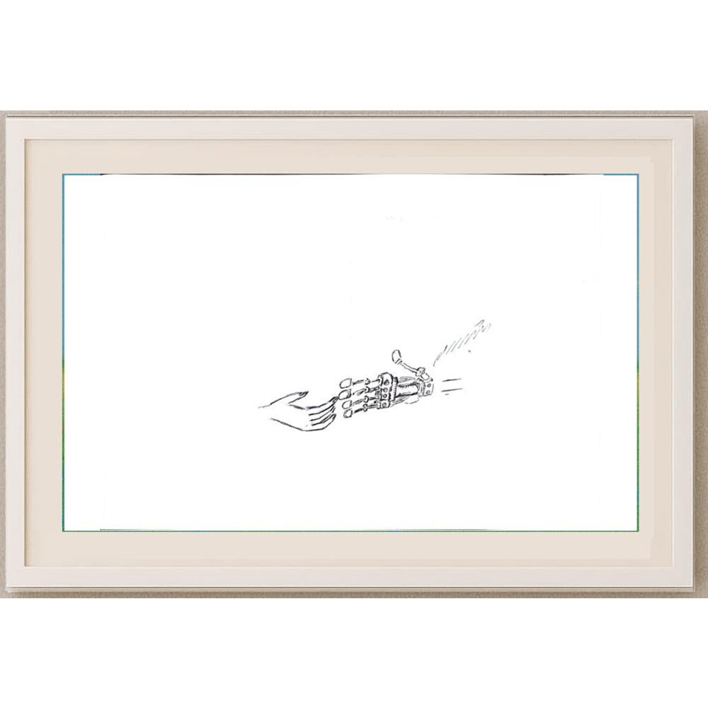 Hosseini Kazem 29x21cm Orijinal Karikatür BOD02318