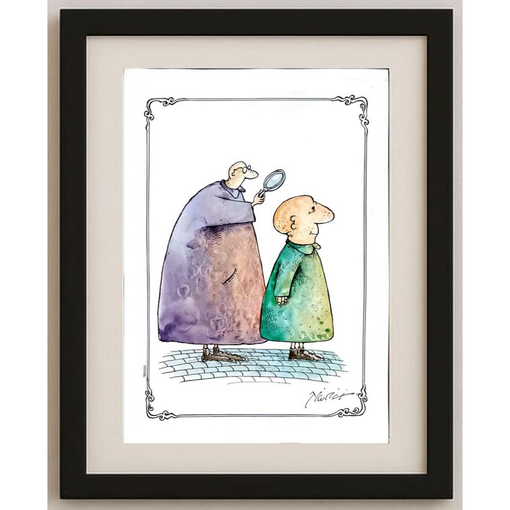 Licurici George 29x21cm Orijinal Karikatür BOD02322