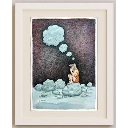 Zhang Fang 29x21cm Orijinal Karikatür BOD02328