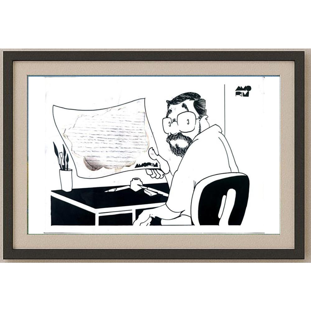 Costa Pereira 29x21cm Orijinal Karikatür BOD02338
