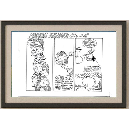 Julije Jelaska 29x21cm Orijinal Karikatür BOD02339