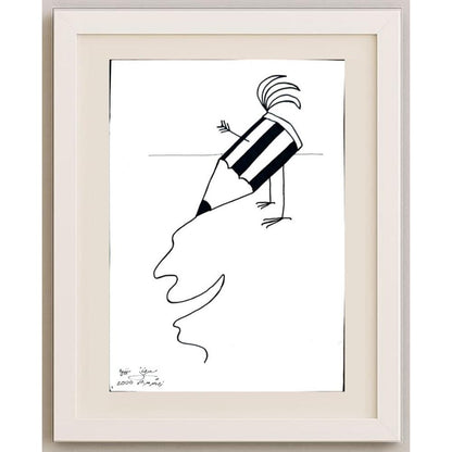 Masoud Ziaei Zardkhashosei 29x21cm Orijinal Karikatür BOD02341