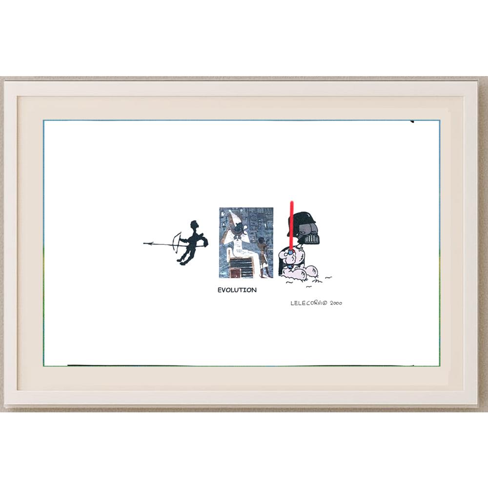 Gabriele Corvi 35x25cm Orijinal Karikatür BOD02343