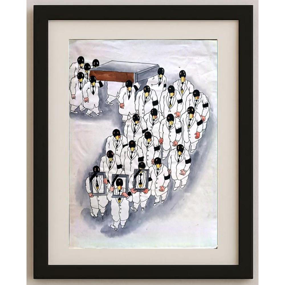 Sun Shen Ying 33x21cm Orijinal Karikatür BOD02353