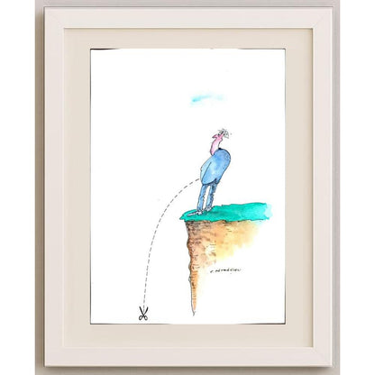 Costel Patrascan 29x21cm Orijinal Karikatür BOD02356