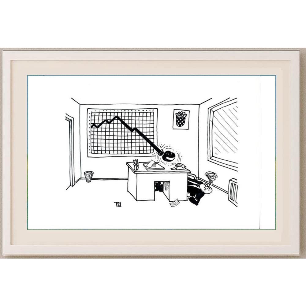 Tomislav Ozanic 29x21cm Orijinal Karikatür BOD02359